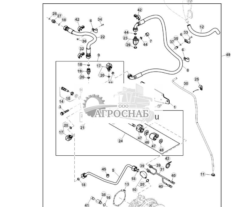 Repair Kit, Fan Driver Hose and Valve, PST, 9L Engine - ST936894 143.jpg